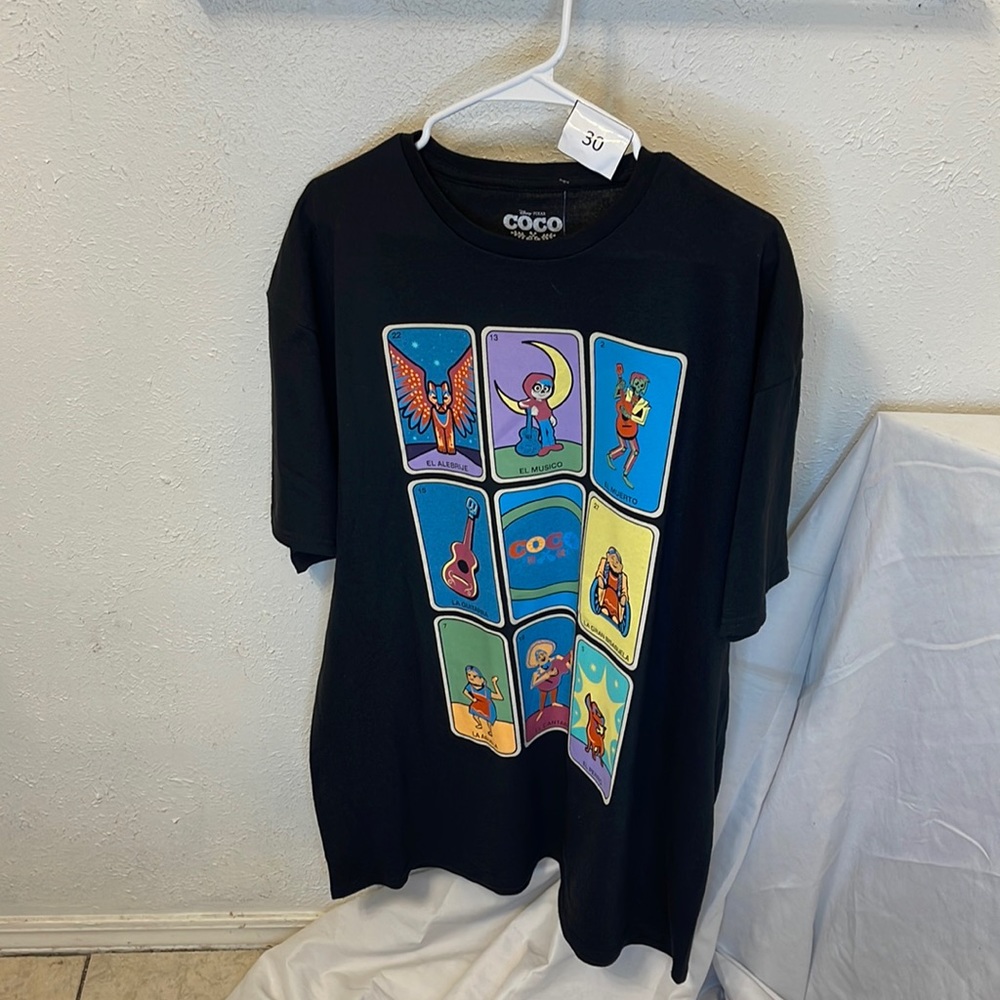 Disney Pixar Coco Men’s Size XL Graphic T-Shirt Short Sleeve New Ret $35 W